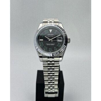 Custom Seiko Mod • Black Wimbledon DateJust • 41mm